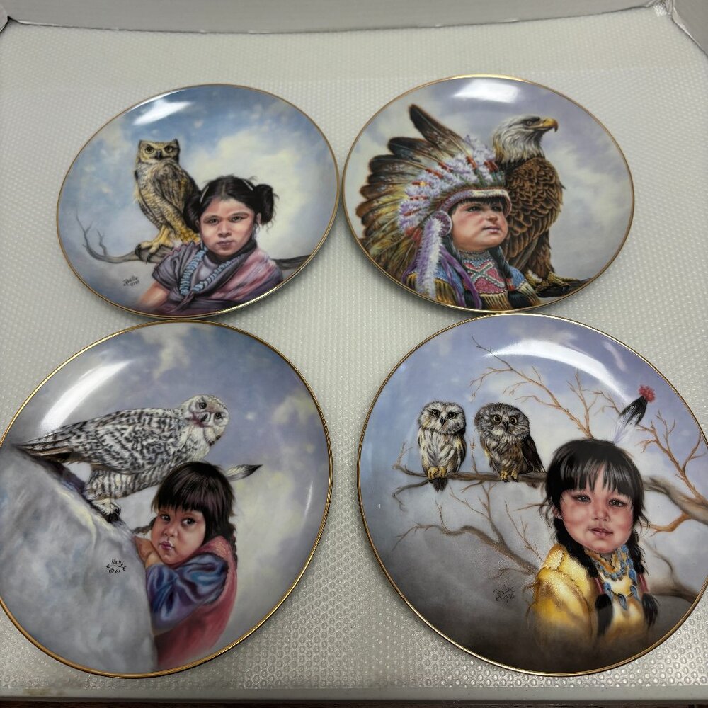 Set of 4 Plates by Perillo - 1552